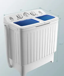 20 lbs Compact Twin Tub Washing Machine for Home Use by LJGDeals