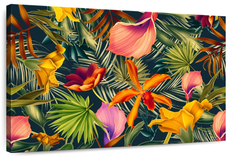 Tropical Floral Wall Art