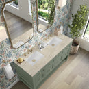 James Martin Breckenridge 60" Double Bathroom Vanity, Smokey Celadon