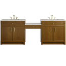 James Martin Bellshire 96" Double Bathroom Vanity, Honey Oak