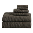 Cotton Diamond Waffle Weave Bath Towel Set - Grayson Collection by Great Bay Home