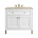 James Martin Chicago 36" Single Bathroom Vanity, Glossy White