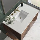 James Martin Marcello 36" Floating Single Bathroom Vanity, Chestnut
