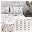 Turkish Cotton Christmas Flannel Sheet Set - Whittaker Collection by Great Bay Home