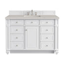 James Martin Bristol 48" Single Bathroom Vanity, Bright White