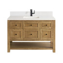 James Martin Breckenridge 48" Single Bathroom Vanity, Light Natural Oak