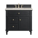 James Martin Lorelai 36" Single Bathroom Vanity, Black Onyx