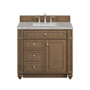 James Martin Bristol 36" Single Bathroom Vanity, Saddle Brown