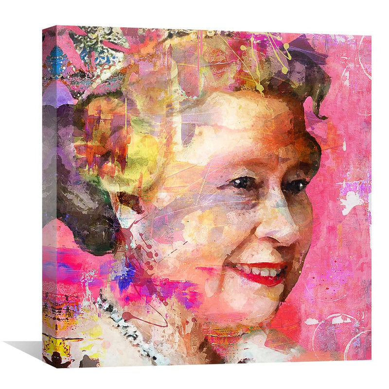 Queen Elizabeth Wall Canvas