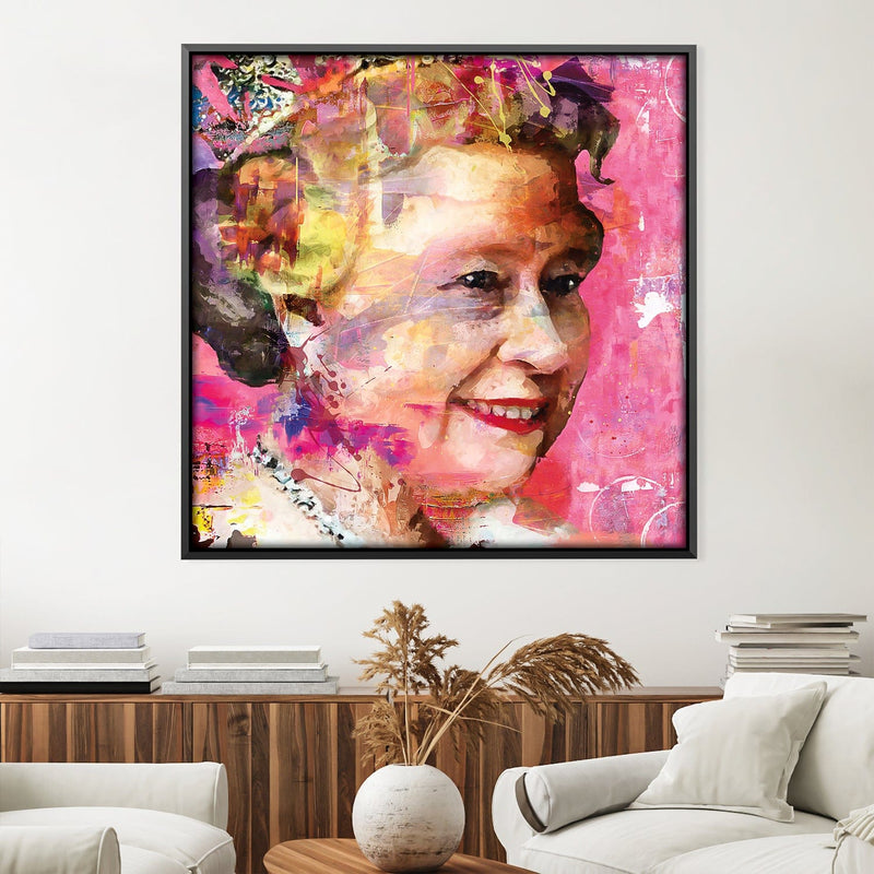 Queen Elizabeth Wall Canvas