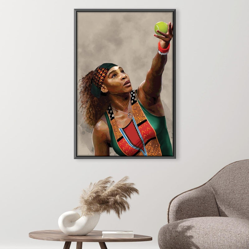 Queen of Tennis Canvas