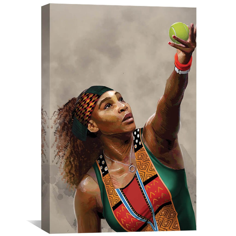 Queen of Tennis Canvas