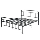 Heavy Duty Metal Platform Bed Frame with Headboard by LJGDeals