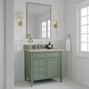 James Martin Brittany 36" Single Bathroom Vanity, Smokey Celadon