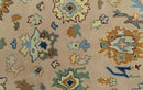 Quick Ship 2x3 Hand Tufted Modern Oushak Peach And Rust Wool Rug by The Rug Decor