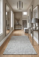Quick Ship 5x8 Hand Tufted Modern Style Beige And Gray Wool Rug by The Rug Decor