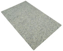 Quick Ship 5x8 Hand Tufted Modern Style Beige And Gray Wool Rug by The Rug Decor