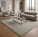 Quick Ship 8x10, 9x12 Beige Contemporary Hand Tufted Wool Rug