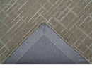 Quick Ship 8x10, 9x12 Beige Contemporary Hand Tufted Wool Rug