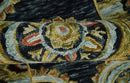Quick Ship Gold And Black Traditional Design Hand Tufted 3x5 Wool Rug by The Rug Decor