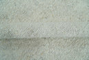 Quick Ship Modern Solid Design White Hand Loom 8x10 Wool Rug by The Rug Decor