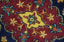 Quick Ship Red And Blue Traditional Design Hand Tufted 3x5 Wool Rug by The Rug Decor