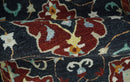 Quick Ship Traditional Charcoal And Maroon Hand Tufted 3x5 Wool Rug by The Rug Decor