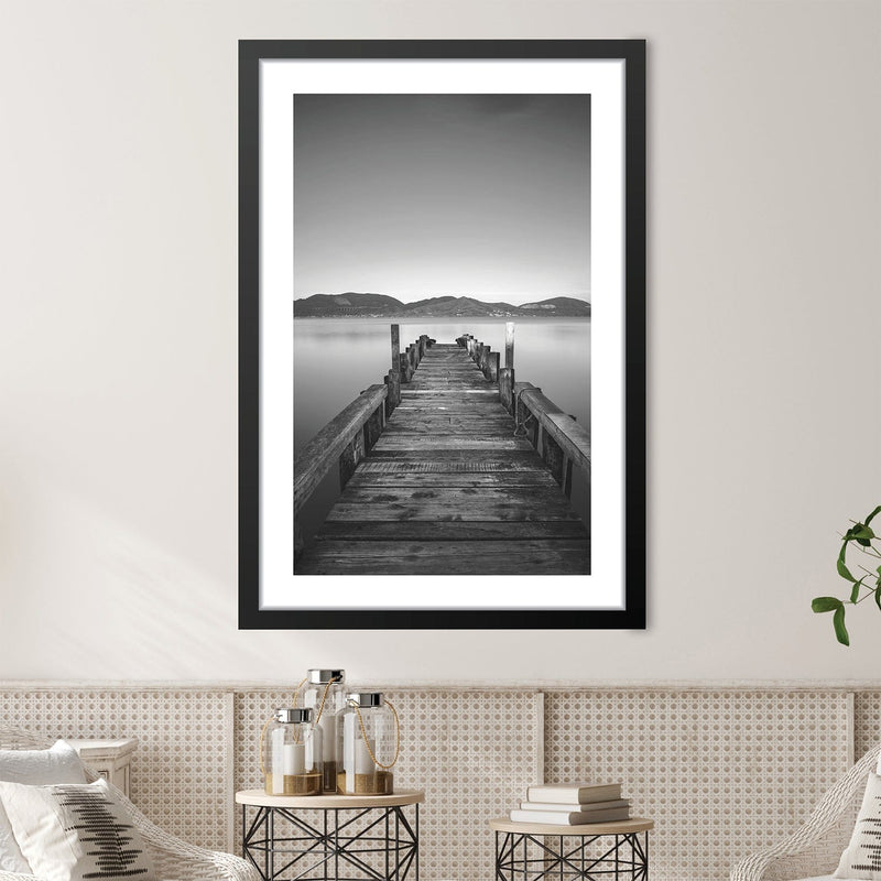 Quiet Pier Print