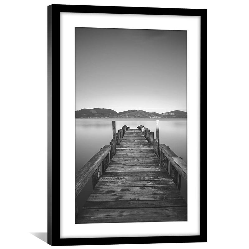 Quiet Pier Print