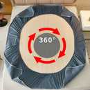 GobekUsa Cooling Latex Fitted Sheet Set: Soft 3-Layer Mattress Protector for Hot Sleepers
