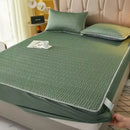 GobekUsa Cooling Latex Fitted Sheet Set: Soft 3-Layer Mattress Protector for Hot Sleepers