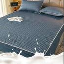 GobekUsa Cooling Latex Fitted Sheet Set: Soft 3-Layer Mattress Protector for Hot Sleepers