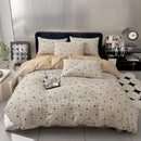 GobekUsa 100% Cotton Geometric Printed Bed Set - Single Queen Size Bedding