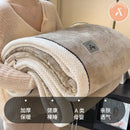 GobekUsa Cozy Cotton Velvet Plush Blanket: Luxuriously Soft and Warm Light Blanket