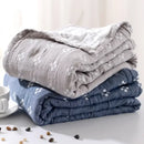 GobekUsa Cotton Summer Blanket: Soft and Airy Bedspread for Single/Double Beds