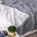 GobekUsa Cotton Summer Blanket: Soft and Airy Bedspread for Single/Double Beds