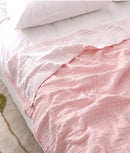 GobekUsa Cotton Summer Blanket: Soft and Airy Bedspread for Single/Double Beds