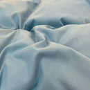 GobekUsa Cotton Ruffle Edge Duvet Cover Set - Soft, Thick, Solid Color