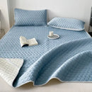 GobekUsa Cooling Mat & Pillowcase Set - Soft Summer Pad for Bed, Single/Double/Queen Sizes