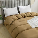 GobekUsa Brushed Duvet Cover Set | Soft Skin-Friendly Bedding | Full Queen King Twin Sizes