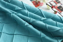 Quilted velvet lattice cushion cover living room pillow by Decorbites
