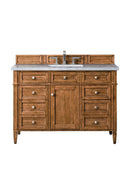 James Martin Brittany 48" Single Bathroom Vanity, Saddle Brown