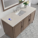 James Martin Portland 60" Single Bathroom Vanity, Whitewashed Walnut