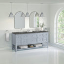 James Martin Breckenridge 72" Double Bathroom Vanity, Serenity Blue