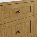 James Martin Breckenridge 84" Double Bathroom Vanity, Light Natural Oak