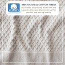 Cotton Diamond Waffle Weave Bath Towel Set - Grayson Collection by Great Bay Home