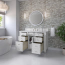 James Martin Bristol 48" Single Bathroom Vanity, Bright White