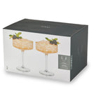 Meridian Crystal Coupe Glasses Set of 2 by Viski