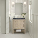 James Martin Breckenridge 30" Single Bathroom Vanity, Whitewashed Oak