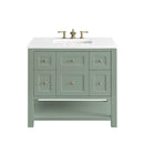 James Martin Breckenridge 36" Single Bathroom Vanity, Smokey Celadon